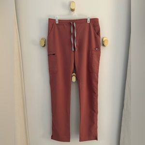 Figs Yola Tall Skinny Scrub Pants - Mauve - Size Medium/Tall